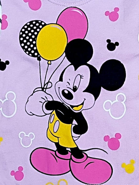 Babydom Παιδική Πιτζάμα Λιλά