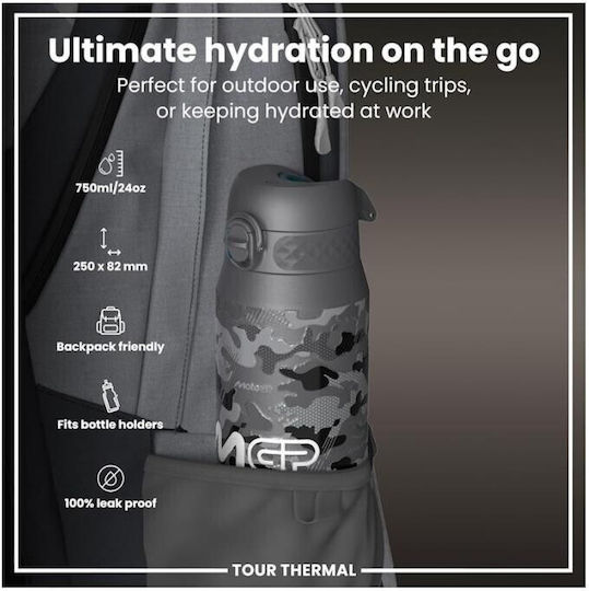 Ion8 Μπουκάλι Θερμός BPA Free 750ml Camo
