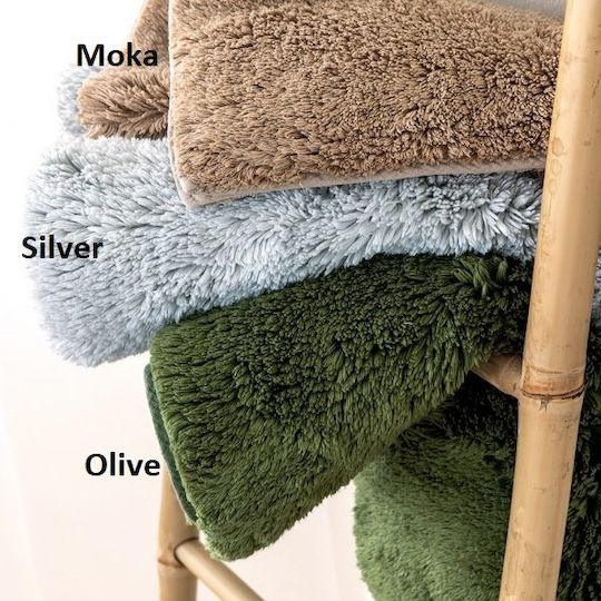 Palamaiki Πατάκι Μπάνιου Ξύλινο Bampa Olive 50x80εκ.