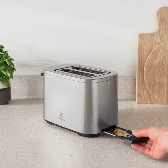 Electrolux Toaster 2 Slots 800W Inox