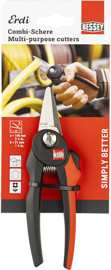 Bessey Ψαλίδι Γενικής Χρήσης Ίσιο Μήκους 140mm