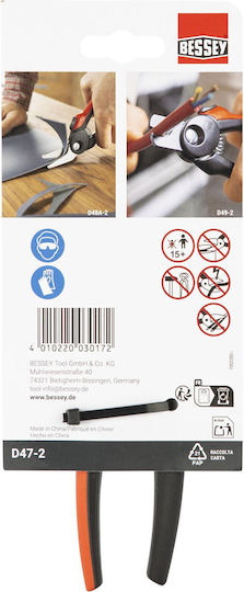 Bessey Ψαλίδι Γενικής Χρήσης Ίσιο Μήκους 140mm
