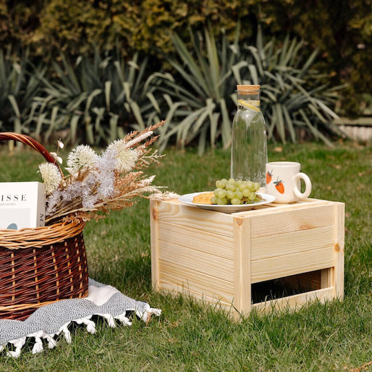 Creative Καλάθι Αποθήκευσης Bamboo Πράσινο 34.5x29.5x23.5cm