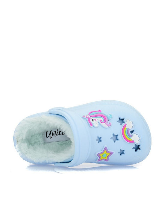 Anatomic Kids Slippers Blue Unicorn