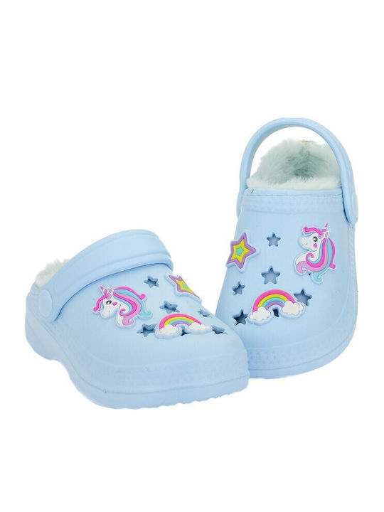 Anatomic Kids Slippers Blue Unicorn