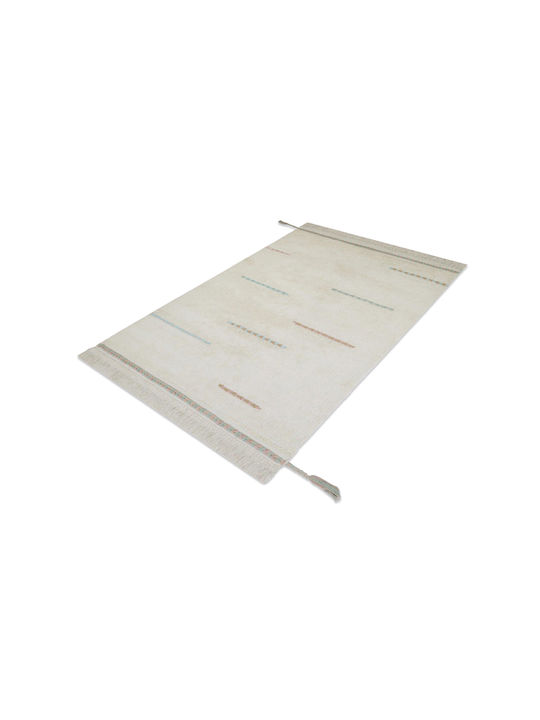 Bekas Carpets Joy Steps 1-iag-3556 Rug Rectangular Cotton Ecru