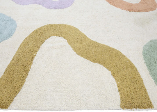 Bekas Carpets Joy Steps 1-iag-3446 Χαλί Ορθογώνιο Βαμβακερό Εκρού 140x200cm