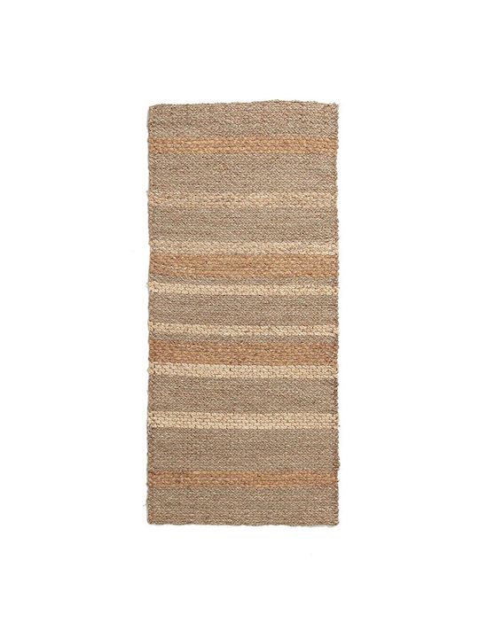 Soulworks Naki Handmade Rug Rectangular from Jute Beige