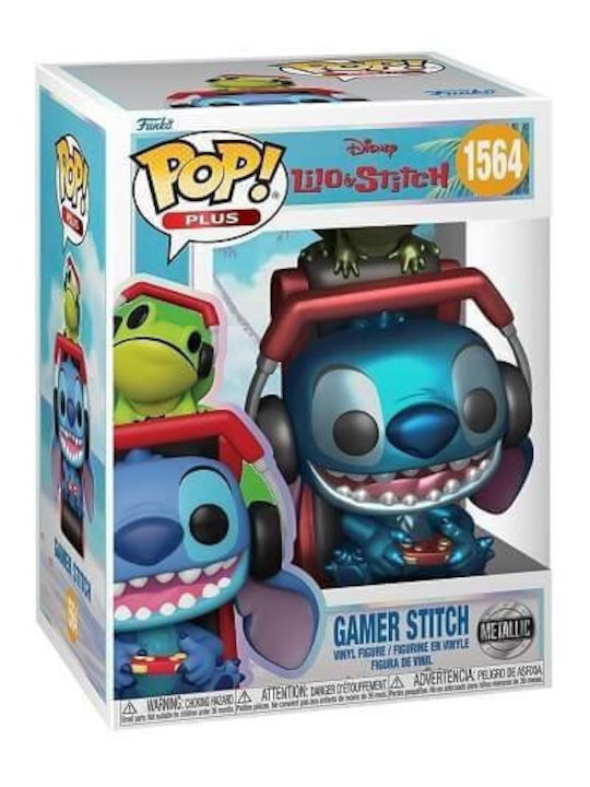 Funko Pop! Disney: Gamer Stitch Metallic Special Edition