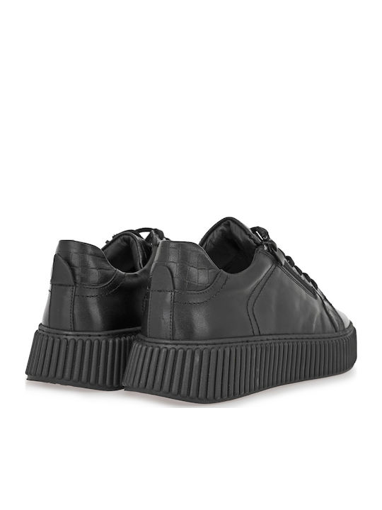 Sneakers Black Leather