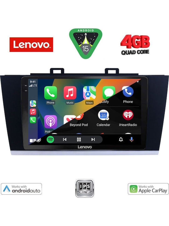 Lenovo Car Audio System for Subaru Legacy / Outback 2014-2019 (Bluetooth/USB/WiFi/GPS/Apple-Carplay/Android-Auto) with Touch Screen 9"