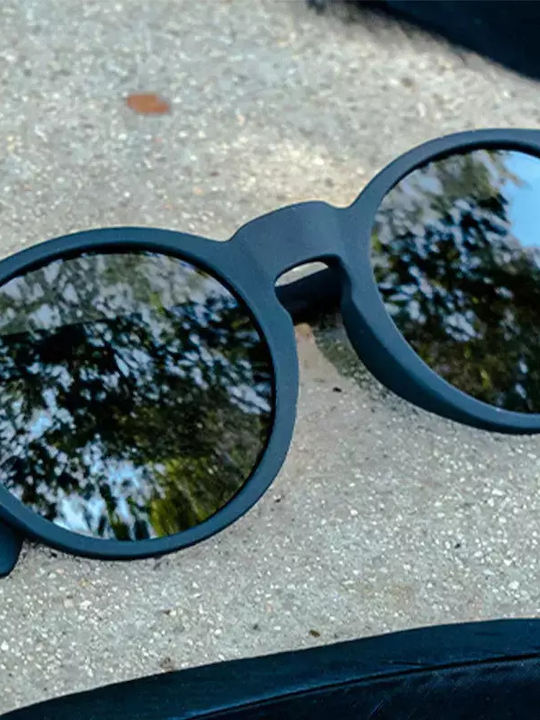 Goodr Unisex Sunglasses with Black Plastic Frame CG-BK-BK1-NR-BLACK