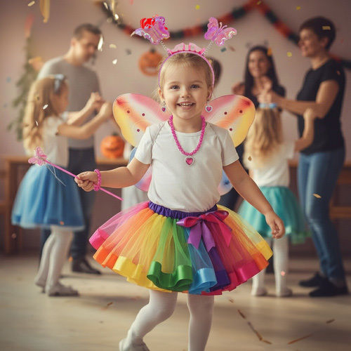 De carnaval Echipat Multicolor pentru Halloween 6buc