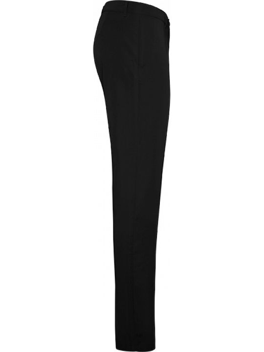 Women's Fabric Trousers Black