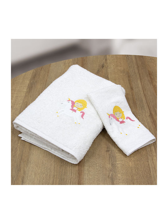 Lino Home Σετ Βρεφικές Πετσέτες 2τμχ Μπεζ Βάρους 450gr/m²