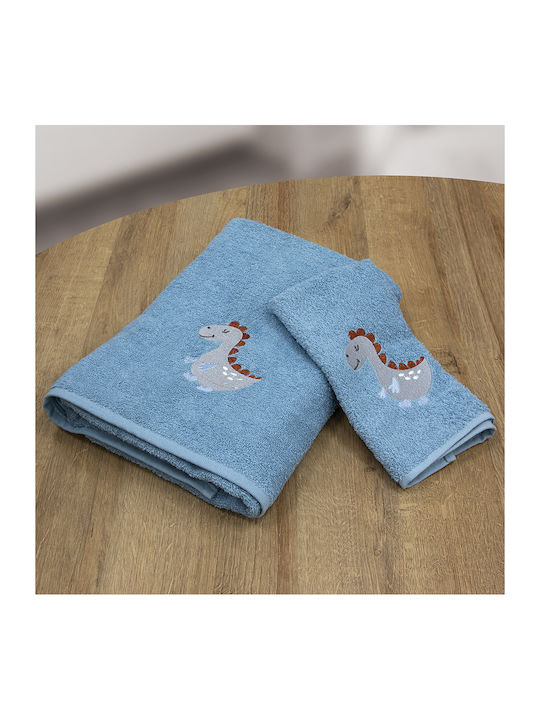 Lino Home Σετ Βρεφικές Πετσέτες 2τμχ Μπεζ Βάρους 450gr/m²