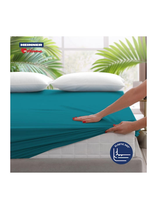 Heinner Sheet Double with Elastic 140x200cm. Trq