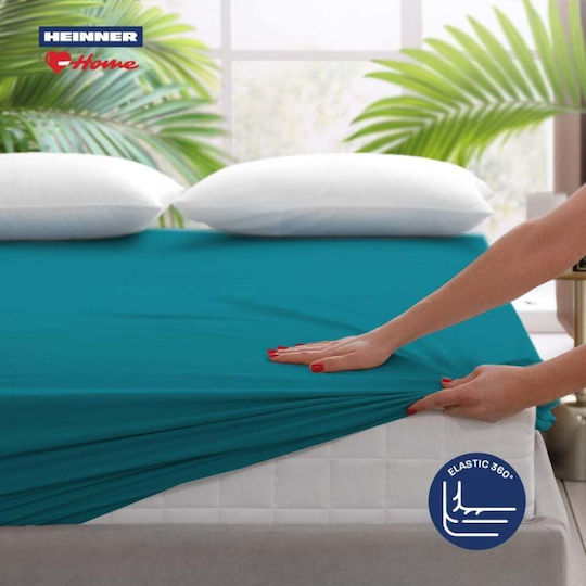 Heinner Sheet Super-Double with Elastic 160x200cm. Trq