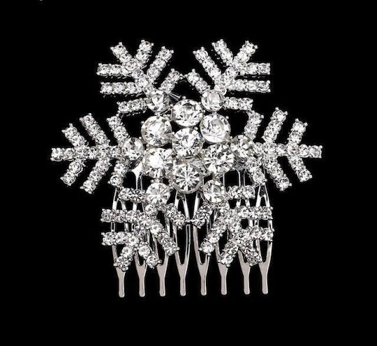 "snowflake" Уникална Гребенче Форма Снежинка Идеално За Булки През Зимата