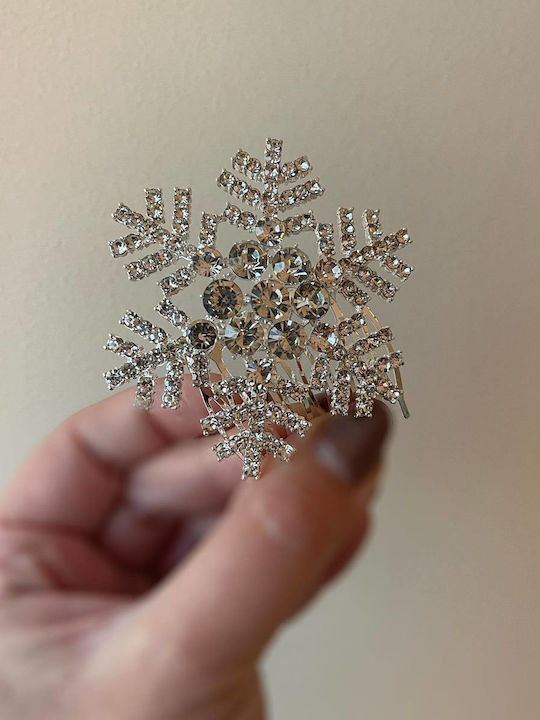 ''snowflake" Μοναδικό Χτενάκι Σχήμα Νιφάδας Χιονιού Ιδανικό Νύφες Του Χειμώνα