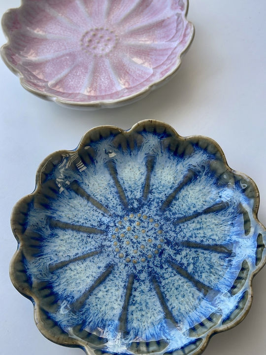 Ceramic Ring Dish Blue-Emerald Shades