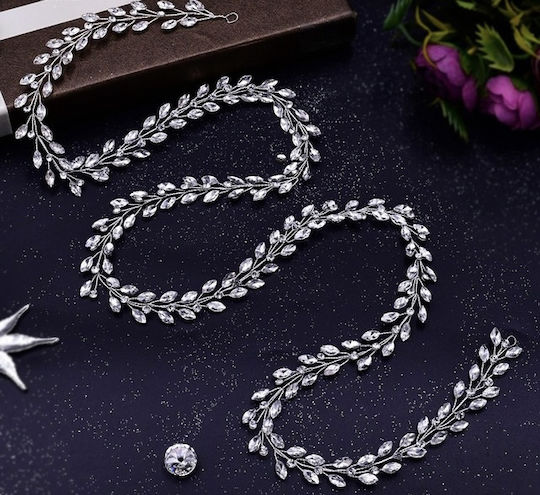 «liza» Crystal Ribbon Ideal for Braiding Hair Length 50cm