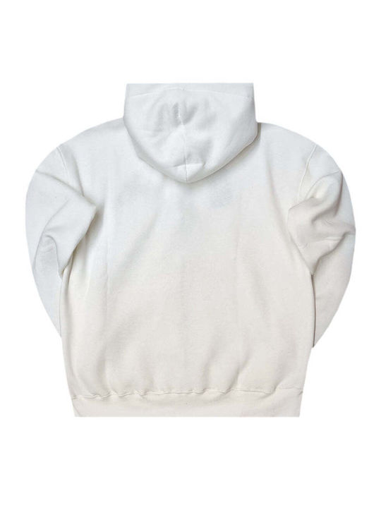 Ζακέτα με Κουκούλα White