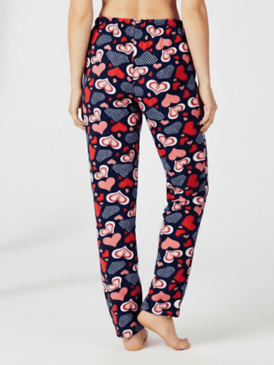 Prive Underwear Winter Women's Pyjama Pants Dark Blue