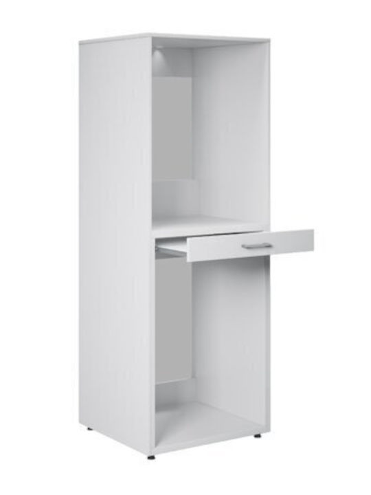 Epipla1.gr Floor Bathroom Shelf Plastic White
