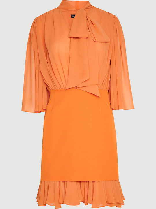 Summer Mini Dress Orange