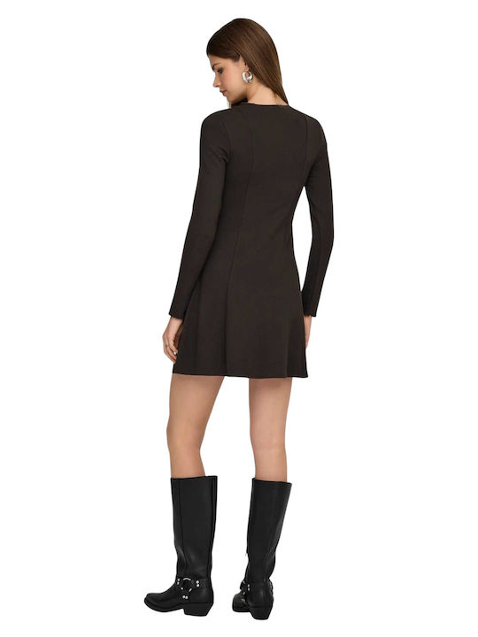 Kenya Mini Damenkleid Choco Torte Schwarz