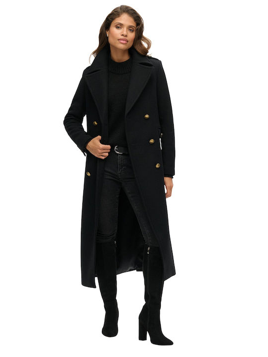 Wool Women's Black Coat