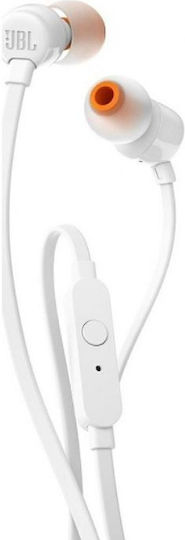 JBL T160E In-ear Handsfree Headphones with Connector 3.5mm White