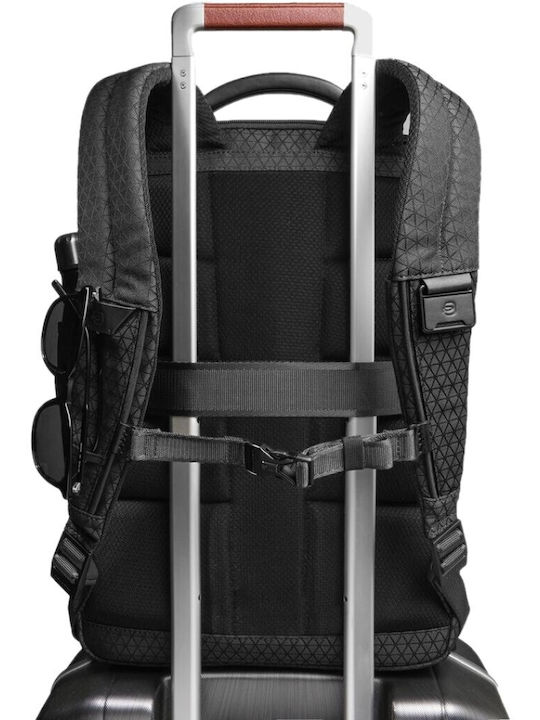 Piquadro Backpack 20lt Μαύρο