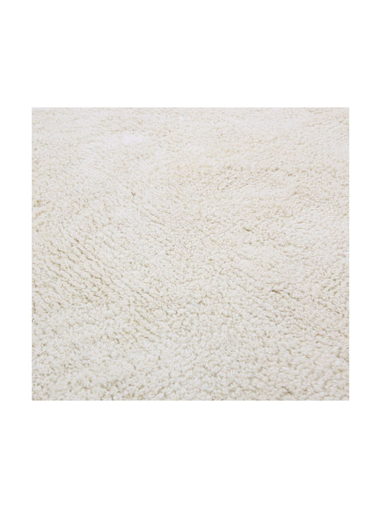 Bekas Carpets Joy Steps 1-iag-3472 Rug Round Cotton Ecru