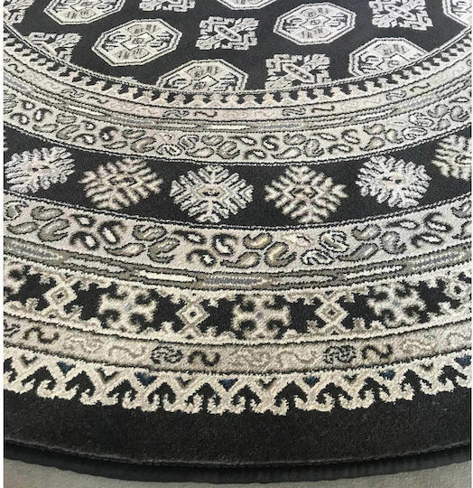 Bekas Carpets Davinci Χαλί Στρογγυλό Γκρι Φ160cm