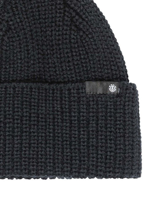 Beanie Unisex Beanie with Rib Knit in Black color
