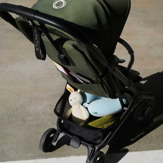 Bugaboo Butterfly 2 Baby Stroller Suitable for Newborn Complete Black - Forest Green 7.3kg