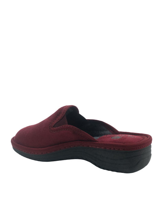Winter Women's Slippers Burgundy