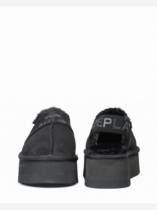 Winter Women's Slippers Black
