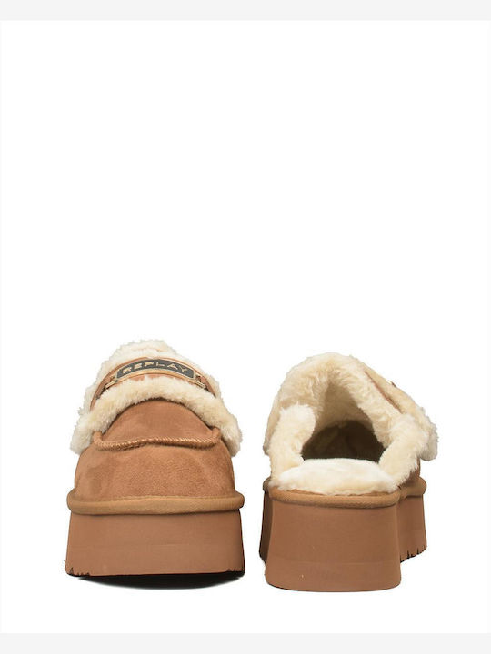 Winter Women's Slippers Brown