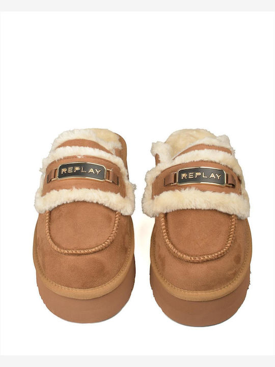 Winter Women's Slippers Brown