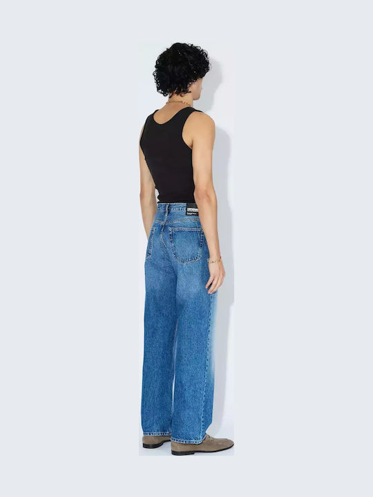 Omar Men's Jeans Pants with Relaxed Fit Stream Mid Fade