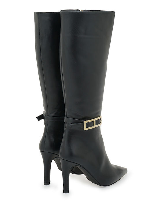 Leather Women's Boots Black
