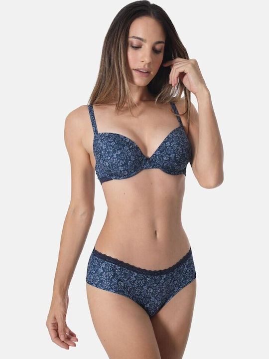 Blue Сутиен с Банели