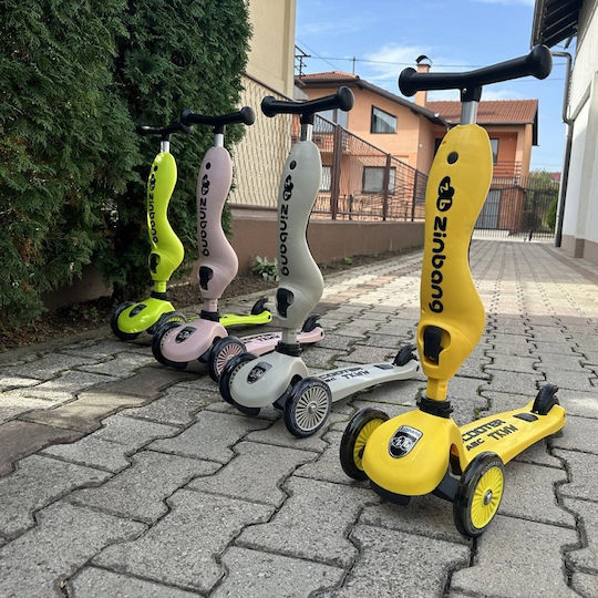 Kids Scooter Zinbang 3-in-1 Dinosaur Scooter 3-Wheel For Age 1-5 Green