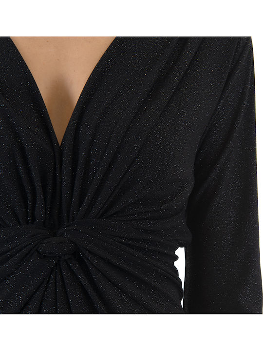 Women's Long-sleeved One-piece Suit Black
