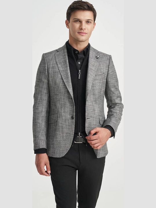 Cardigan Tricotat pentru Bărbați Black