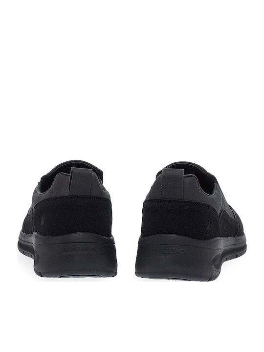 Genious Man Ανδρικά Slip-On Μαύρα