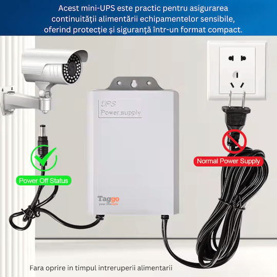 Taggo 12v Alimentare Cu Energie Electrică 3600 Mah Baterie Protecție La Supraîncărcare Supraîncălzire La Tensiune Ridicată La Circuit Închis